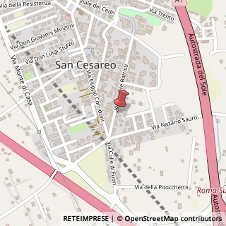 Mappa Via Cesare Battisti, 193, 00030 San Cesareo, Roma (Lazio)