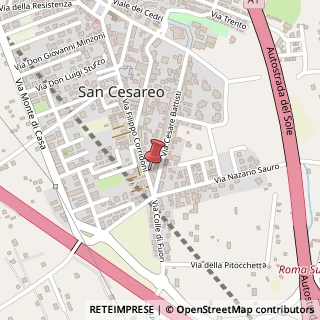 Mappa Via Cesare Battisti, 218, 00030 San Cesareo, Roma (Lazio)