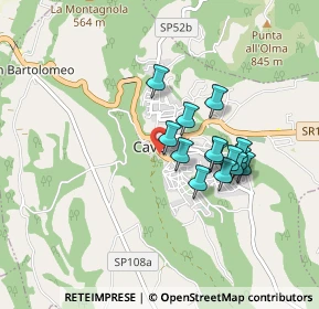 Mappa Via Camillo Benso di Cavour, 00033 Cave RM, Italia (0.73429)