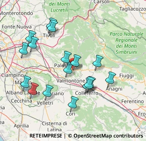 Mappa Via Camillo Benso di Cavour, 00033 Cave RM, Italia (15.51176)