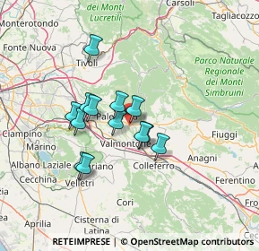 Mappa Via Camillo Benso di Cavour, 00033 Cave RM, Italia (11.00923)