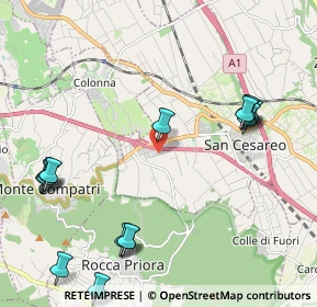 Mappa Via di Campo Gillaro, 00030 San Cesareo RM, Italia (2.77067)