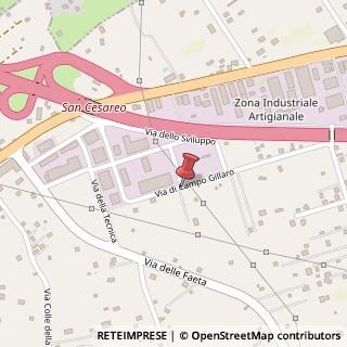 Mappa Via di Campo Gillaro, 34, 00030 San Cesareo, Roma (Lazio)