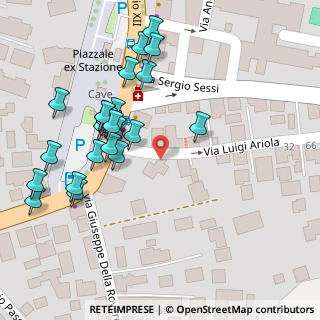 Mappa Via Luigi Ariola, 00033 Cave RM, Italia (0.07692)