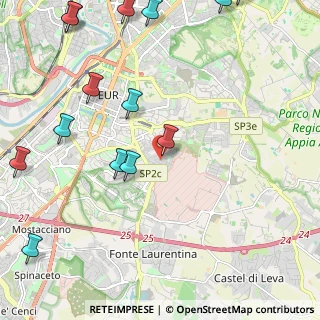 Mappa Piazza Lodovico Cerva, 00143 Roma RM, Italia (3.385)