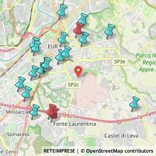 Mappa Piazza Lodovico Cerva, 00143 Roma RM, Italia (2.6735)