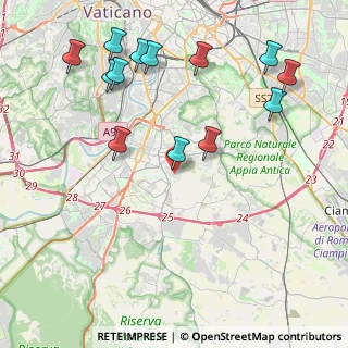 Mappa Piazza Lodovico Cerva, 00143 Roma RM, Italia (5.09462)