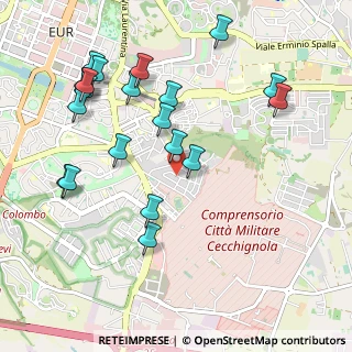 Mappa Piazza Lodovico Cerva, 00143 Roma RM, Italia (1.187)