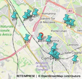 Mappa Via Antonio Segni, 00043 Ciampino RM, Italia (2.36)