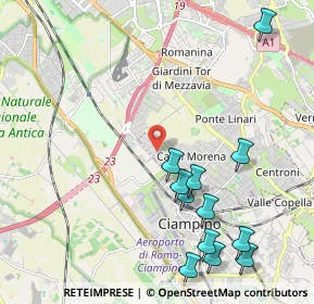 Mappa Via Antonio Segni, 00043 Ciampino RM, Italia (2.635)