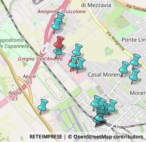 Mappa Via Antonio Segni, 00043 Ciampino RM, Italia (1.236)