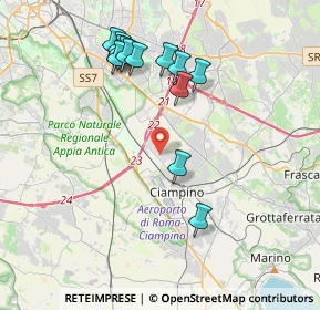 Mappa Via Antonio Segni, 00043 Ciampino RM, Italia (4.15923)