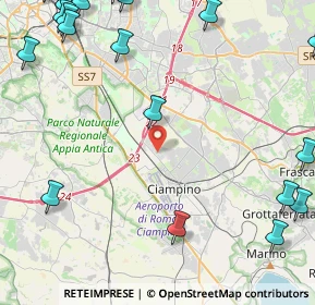 Mappa Via Antonio Segni, 00043 Ciampino RM, Italia (7.366)