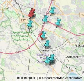 Mappa Via Antonio Segni, 00043 Ciampino RM, Italia (4.02882)