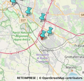 Mappa Via Antonio Segni, 00043 Ciampino RM, Italia (6.68)