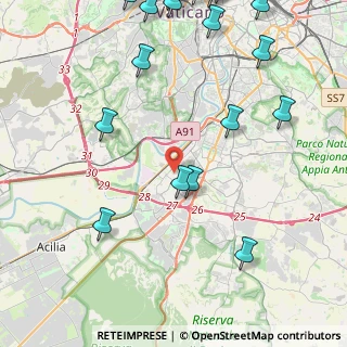 Mappa Via Ignazio Vian, 00144 Roma RM, Italia (6.761)