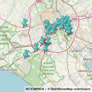 Mappa Via di Decima Centro Commerciale Euroma 2 piano, 00144 Roma RM, Italia (7.284)
