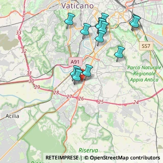 Mappa Via di Decima Centro Commerciale Euroma 2 piano, 00144 Roma RM, Italia (4.38357)