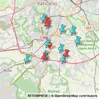Mappa Via di Decima Centro Commerciale Euroma 2 piano, 00144 Roma RM, Italia (3.58286)