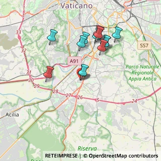 Mappa Via di Decima Centro Commerciale Euroma 2 piano, 00144 Roma RM, Italia (3.66385)