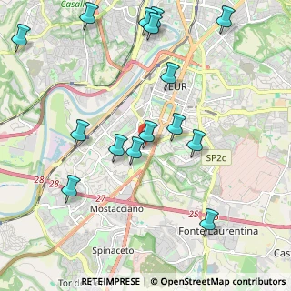 Mappa Via di Decima Centro Commerciale Euroma 2 piano, 00144 Roma RM, Italia (2.54733)