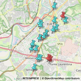 Mappa Via di Decima Centro Commerciale Euroma 2 piano, 00144 Roma RM, Italia (1.939)