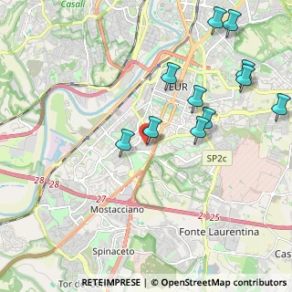 Mappa Via di Decima Centro Commerciale Euroma 2 piano, 00144 Roma RM, Italia (2.44455)