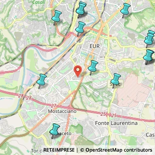 Mappa Via di Decima Centro Commerciale Euroma 2 piano, 00144 Roma RM, Italia (3.43125)
