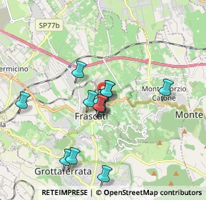 Mappa Via Fontana dei Draghi, 00044 Frascati RM, Italia (1.60923)