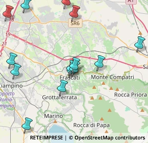 Mappa Via Fontana dei Draghi, 00044 Frascati RM, Italia (4.94429)