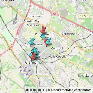 Mappa Via Montauro, 00118 Roma RM, Italia (1.535)