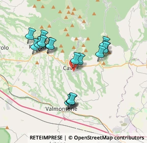 Mappa Via G. Cirioni, 00033 Cave RM, Italia (3.76611)