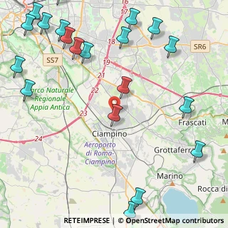 Mappa Via Sambiase, 00118 Roma RM, Italia (6.689)