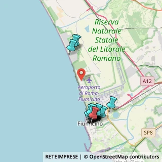 Mappa Via delle Fissurelle, 00054 Focene RM, Italia (4.5885)