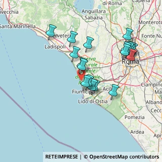 Mappa Via delle Fissurelle, 00054 Focene RM, Italia (15.8195)