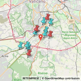 Mappa Viale Carlo Levi, 00144 Roma RM, Italia (3.35154)