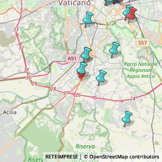 Mappa Viale Carlo Levi, 00144 Roma RM, Italia (7.0925)