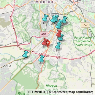 Mappa Via Giovanni l'Eltore, 00144 Roma RM, Italia (3.68231)