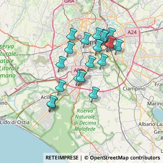 Mappa Via Giovanni l'Eltore, 00144 Roma RM, Italia (7.016)