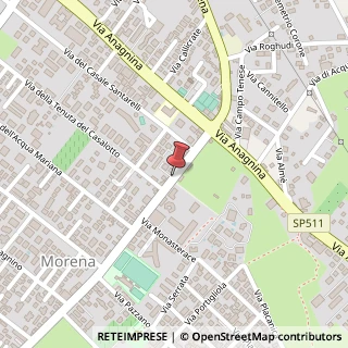 Mappa Via della Stazione di Ciampino,  27, 00043 Roma, Roma (Lazio)