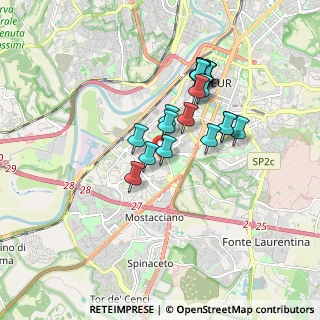 Mappa Astri- Sole, 00144 Roma RM, Italia (1.5665)