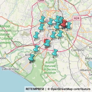Mappa Astri- Sole, 00144 Roma RM, Italia (7.022)
