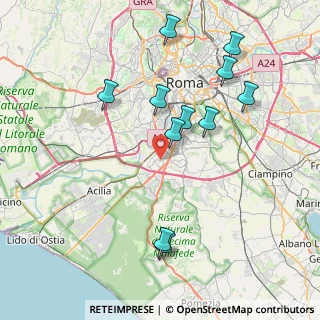 Mappa Astri- Sole, 00144 Roma RM, Italia (8.63182)