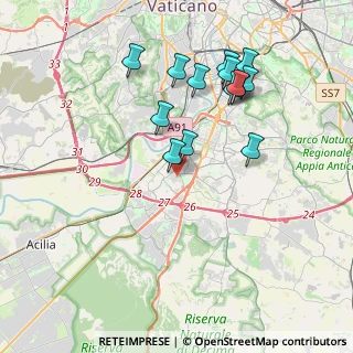 Mappa Piazza del Sole, 00144 Roma RM, Italia (4.03429)