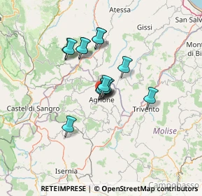 Mappa Zona Artigianale Giovanni Paolo II, 86081 Agnone IS, Italia (9.88357)