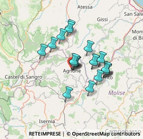 Mappa Zona Artigianale Giovanni Paolo II, 86081 Agnone IS, Italia (10.915)