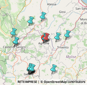 Mappa Zona Artigianale Giovanni Paolo II, 86081 Agnone IS, Italia (19.4365)