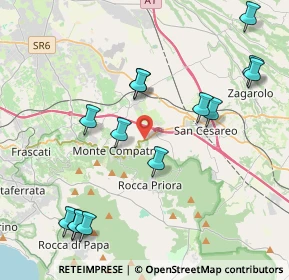 Mappa SP 216, 00030 San Cesareo RM, Italia (4.90357)