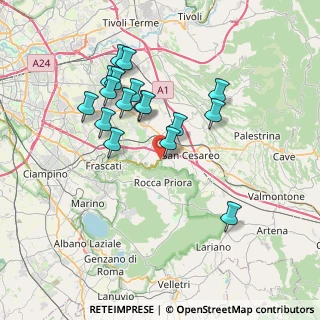 Mappa SP 216, 00030 San Cesareo RM, Italia (7.22176)