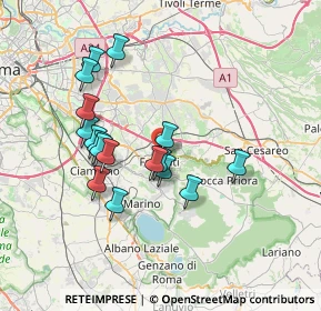 Mappa Via Giuseppe Alva, 00044 Frascati RM, Italia (6.79824)